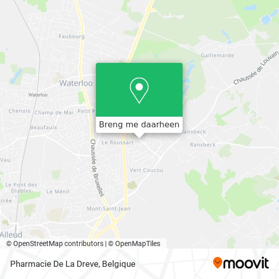 Pharmacie De La Dreve kaart