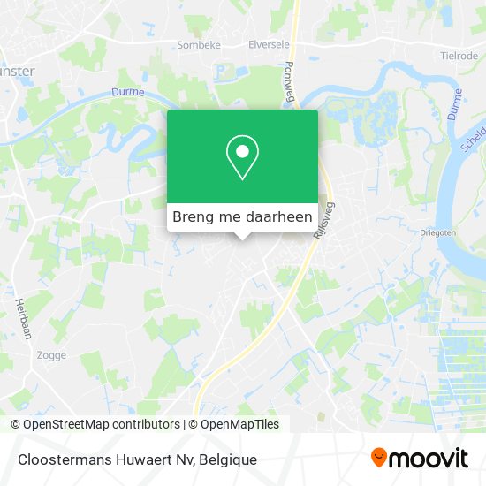 Cloostermans Huwaert Nv kaart