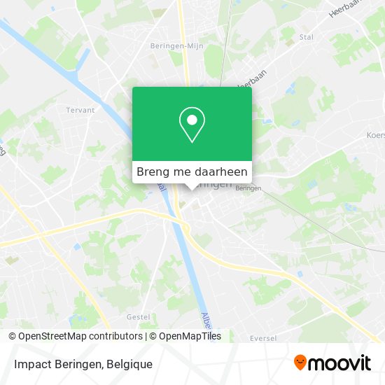 Impact Beringen kaart