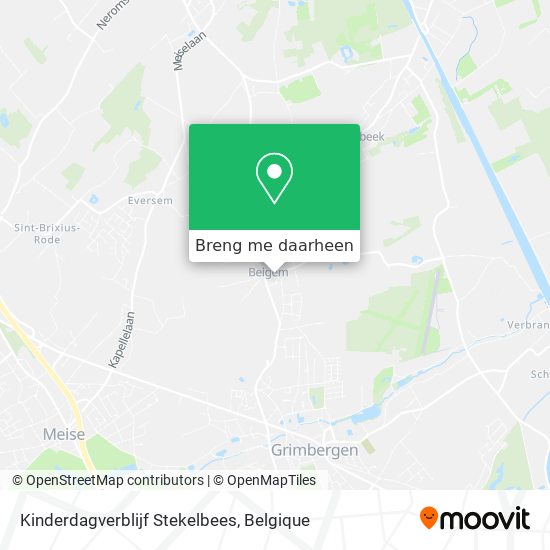 Kinderdagverblijf Stekelbees kaart