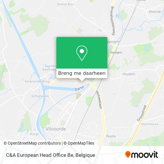 C&A European Head Office Be kaart