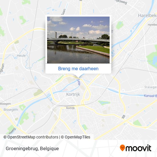 Groeningebrug kaart