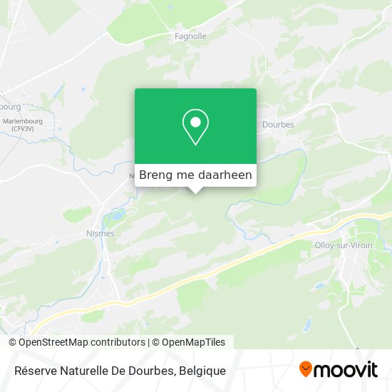 Réserve Naturelle De Dourbes kaart