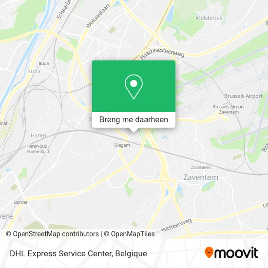 DHL Express Service Center kaart