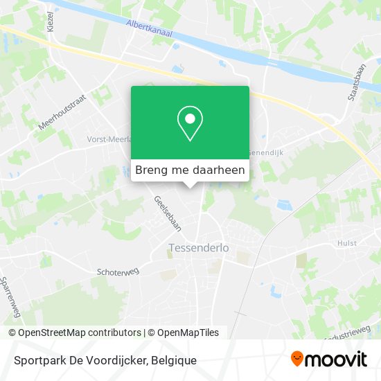 Sportpark De Voordijcker kaart