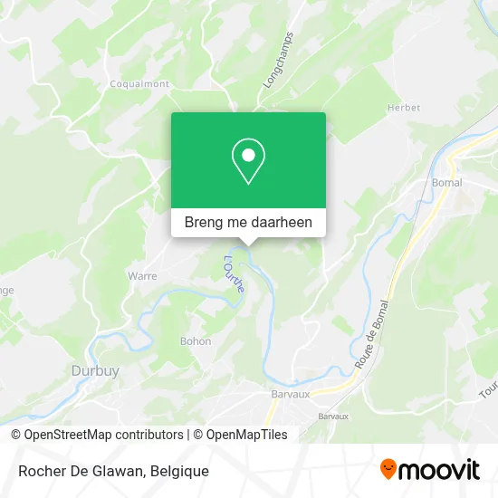 Rocher De Glawan kaart