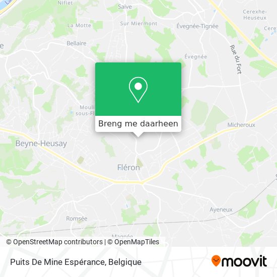 Puits De Mine Espérance kaart