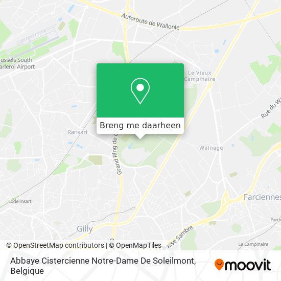 Abbaye Cistercienne Notre-Dame De Soleilmont kaart