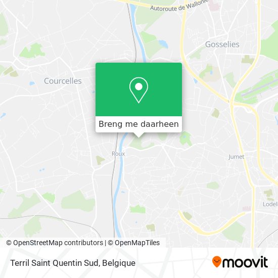 Terril Saint Quentin Sud kaart