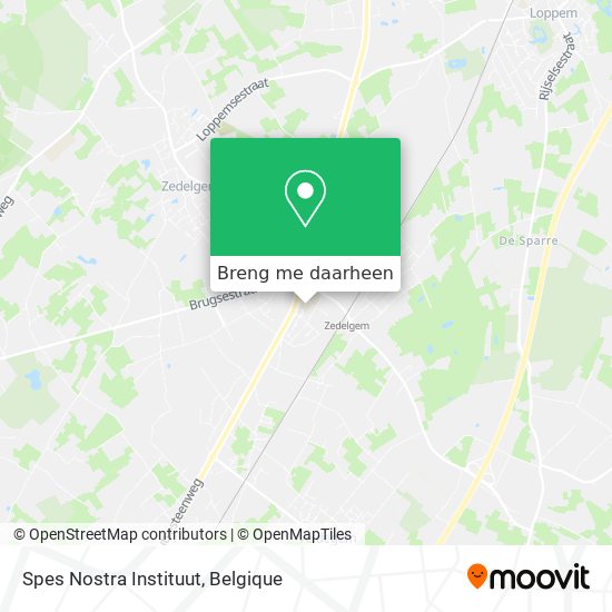 Spes Nostra Instituut kaart