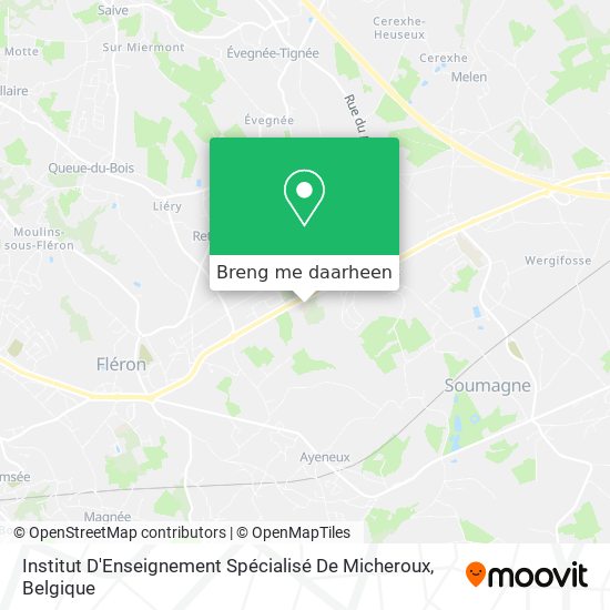 Institut D'Enseignement Spécialisé De Micheroux kaart