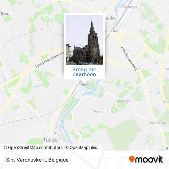 Sint-Veronuskerk kaart