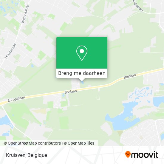 Kruisven kaart