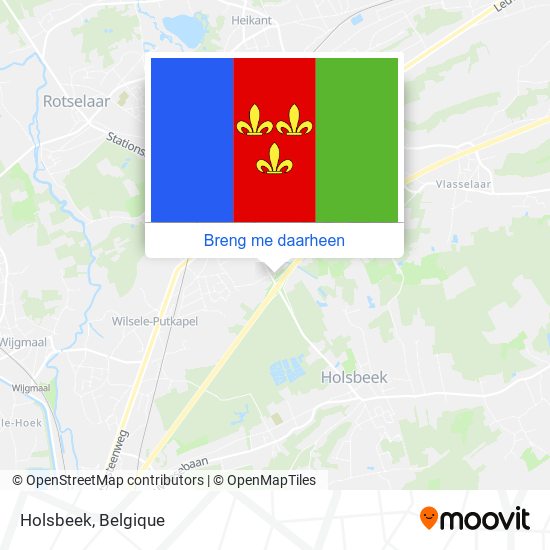 Holsbeek kaart