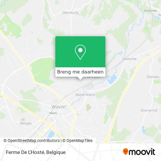 Ferme De L'Hosté kaart