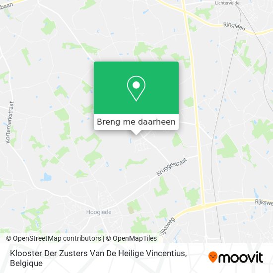 Klooster Der Zusters Van De Heilige Vincentius kaart