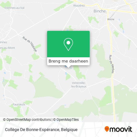 Collège De Bonne-Espérance kaart