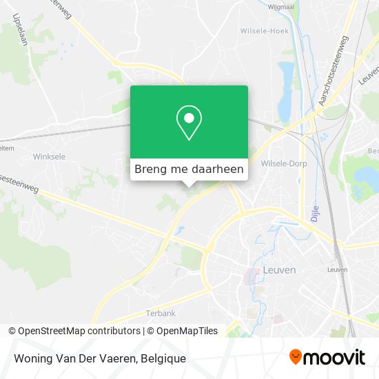 Woning Van Der Vaeren kaart