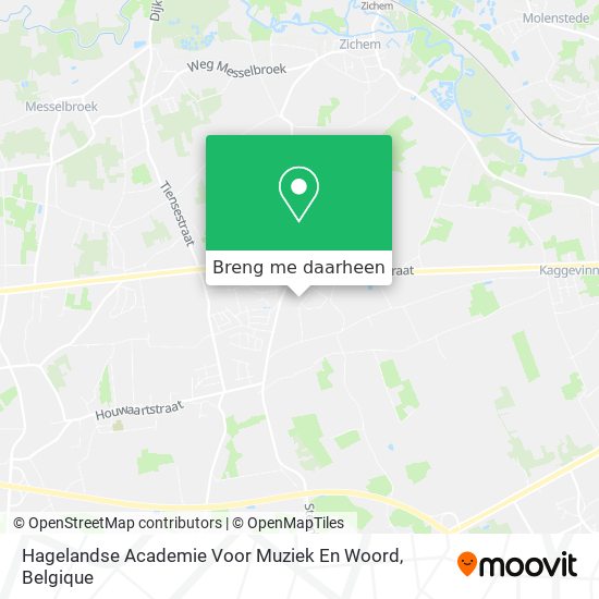 Hagelandse Academie Voor Muziek En Woord kaart