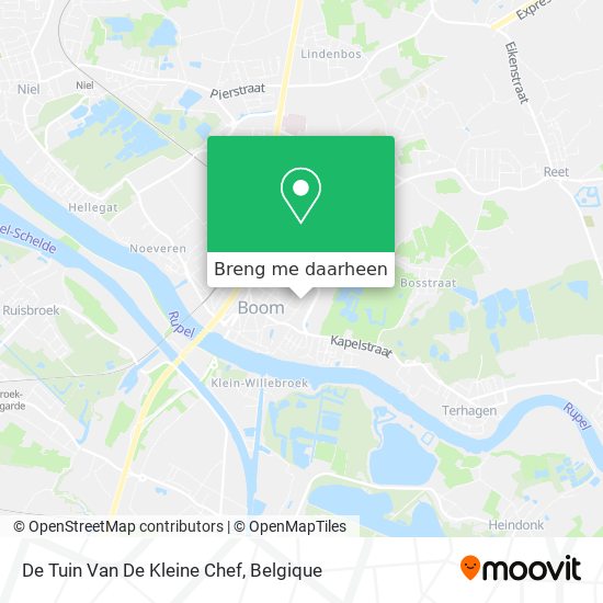 De Tuin Van De Kleine Chef kaart