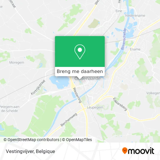 Vestingvijver kaart