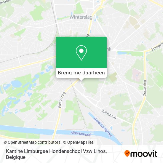 Kantine Limburgse Hondenschool Vzw Lihos kaart