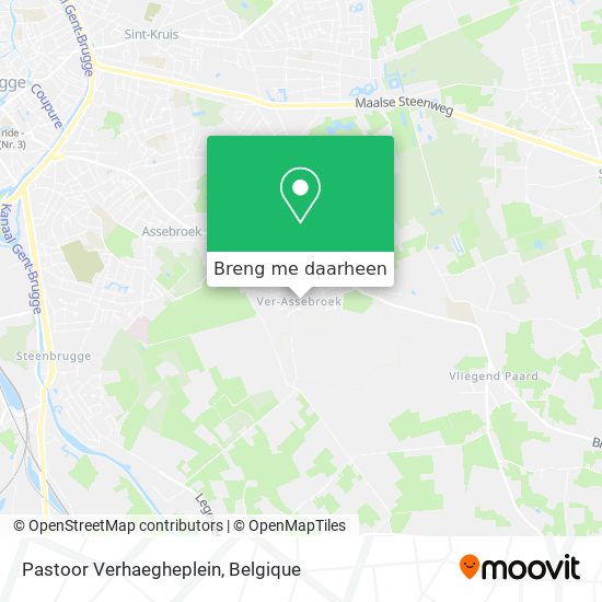 Pastoor Verhaegheplein kaart