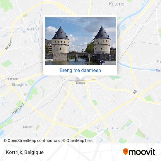 Kortrijk kaart