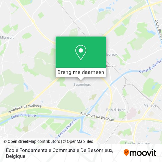 École Fondamentale Communale De Besonrieux kaart