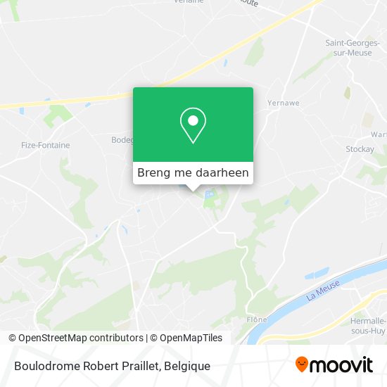 Boulodrome Robert Praillet kaart