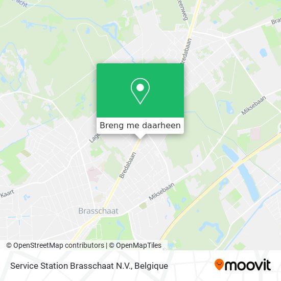 Service Station Brasschaat N.V. kaart