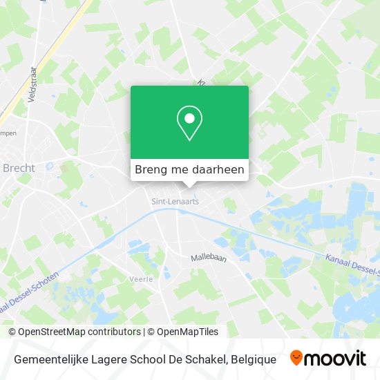 Gemeentelijke Lagere School De Schakel kaart