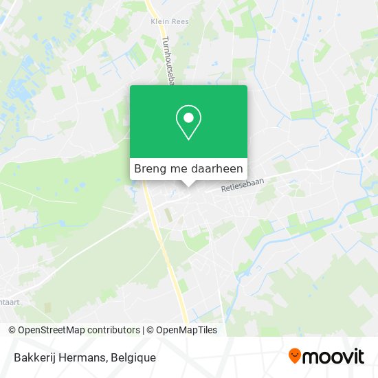 Bakkerij Hermans kaart