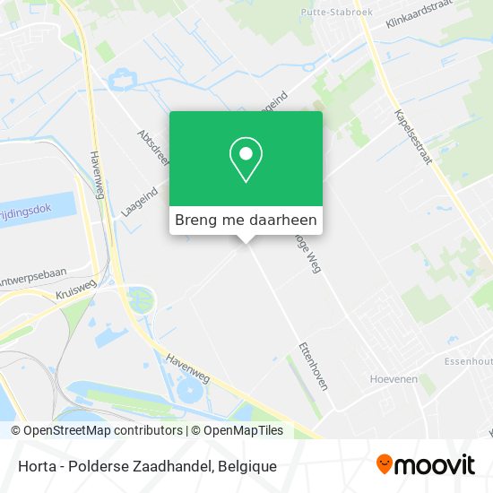 Horta - Polderse Zaadhandel kaart