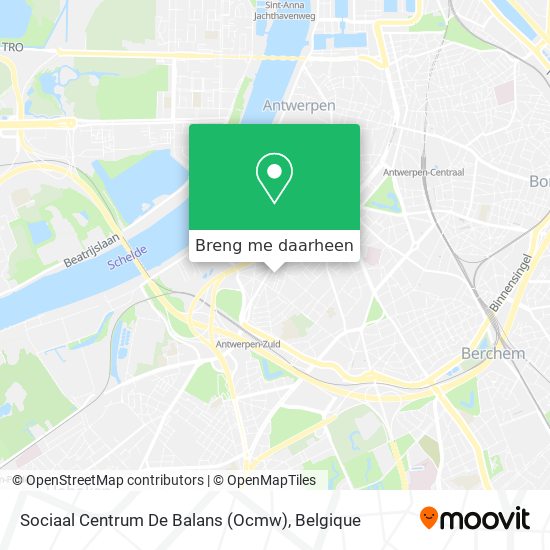 Sociaal Centrum De Balans (Ocmw) kaart
