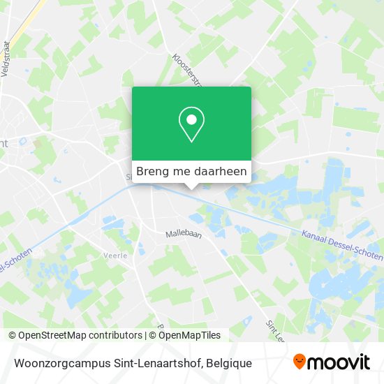 Woonzorgcampus Sint-Lenaartshof kaart