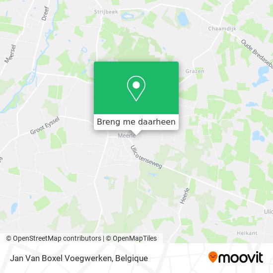 Jan Van Boxel Voegwerken kaart