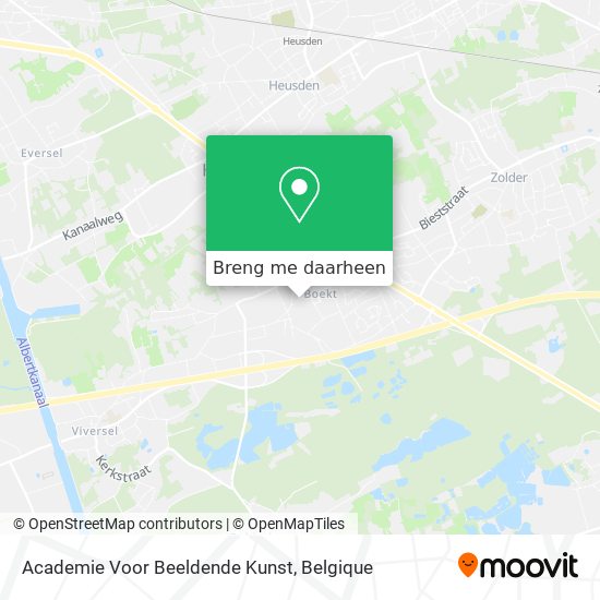 Academie Voor Beeldende Kunst kaart