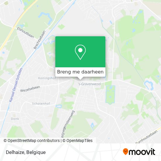 Delhaize kaart