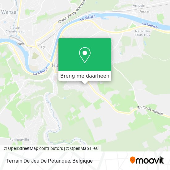 Terrain De Jeu De Pétanque kaart