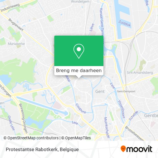 Protestantse Rabotkerk kaart