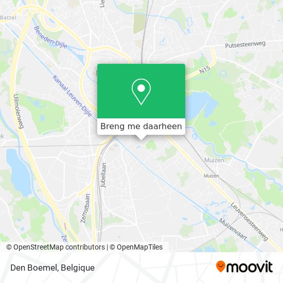 Den Boemel kaart