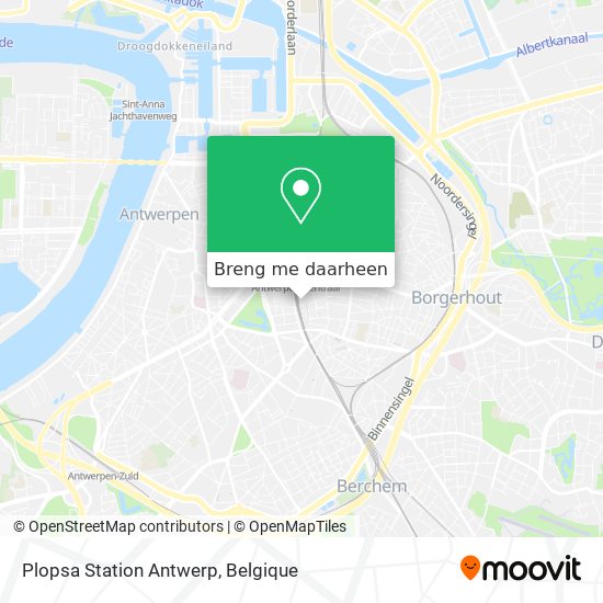 Plopsa Station Antwerp kaart