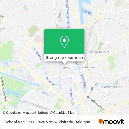 School Van Onze-Lieve-Vrouw Visitatie kaart