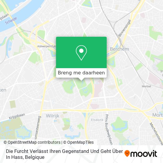 Die Furcht Verlässt Ihren Gegenstand Und Geht Über In Hass kaart