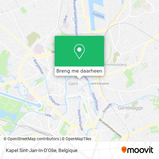 Kapel Sint-Jan-In-D'Olie kaart