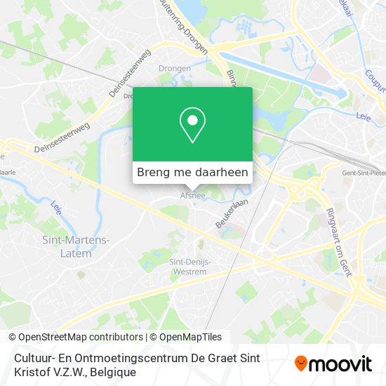 Cultuur- En Ontmoetingscentrum De Graet Sint Kristof V.Z.W. kaart