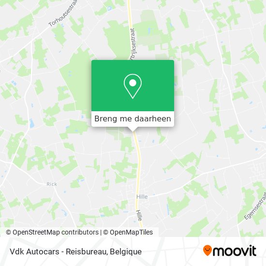 Vdk Autocars - Reisbureau kaart