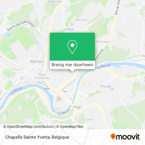 Chapelle Sainte-Yvette kaart