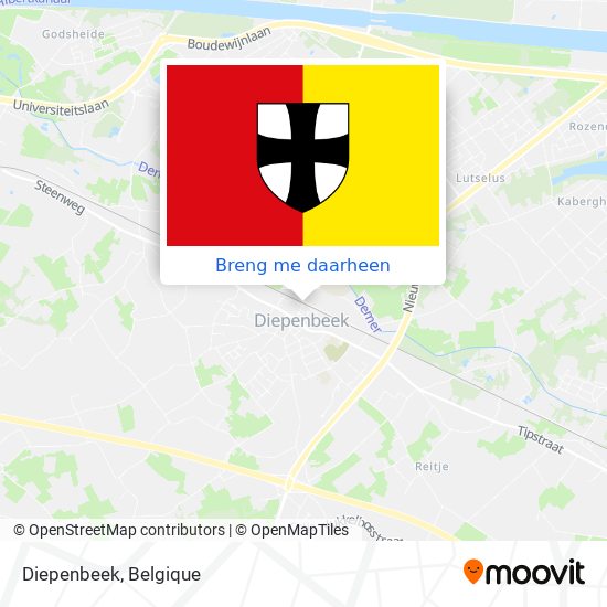 Diepenbeek kaart